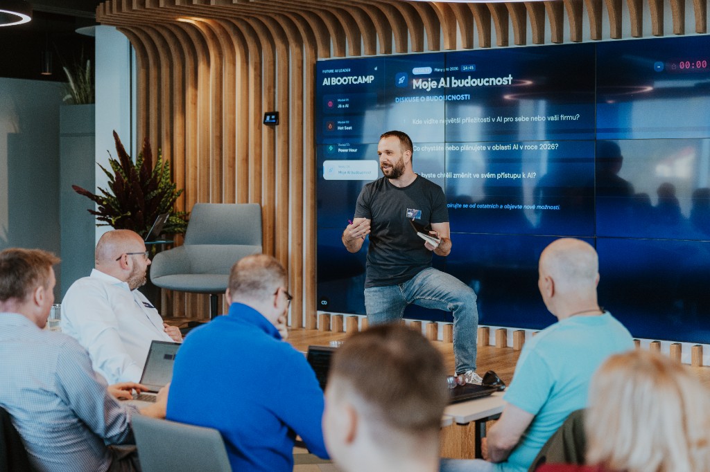 Filip Dřímalka vede AI Bootcamp Future AI Leader