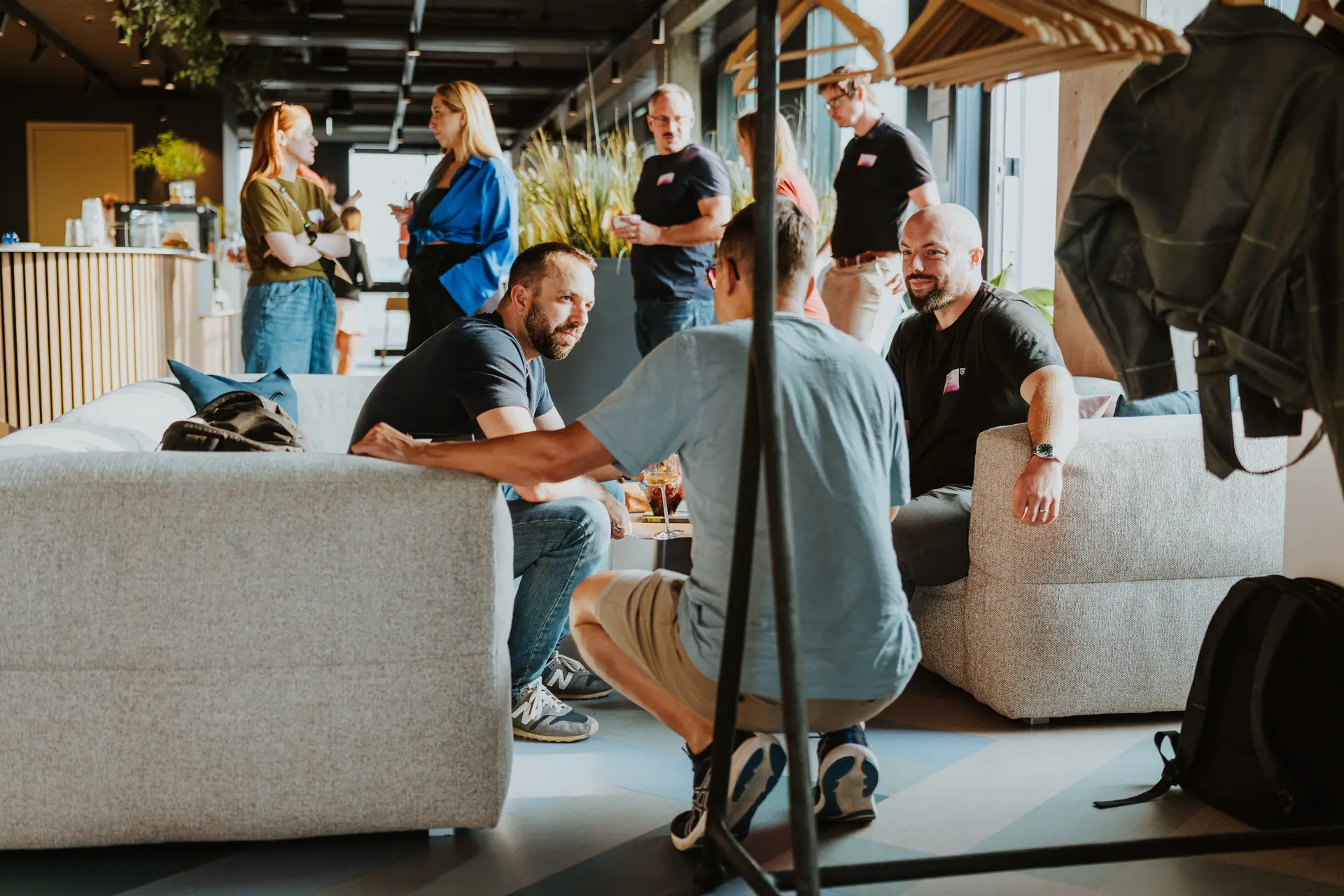 Networking at an Aibility event