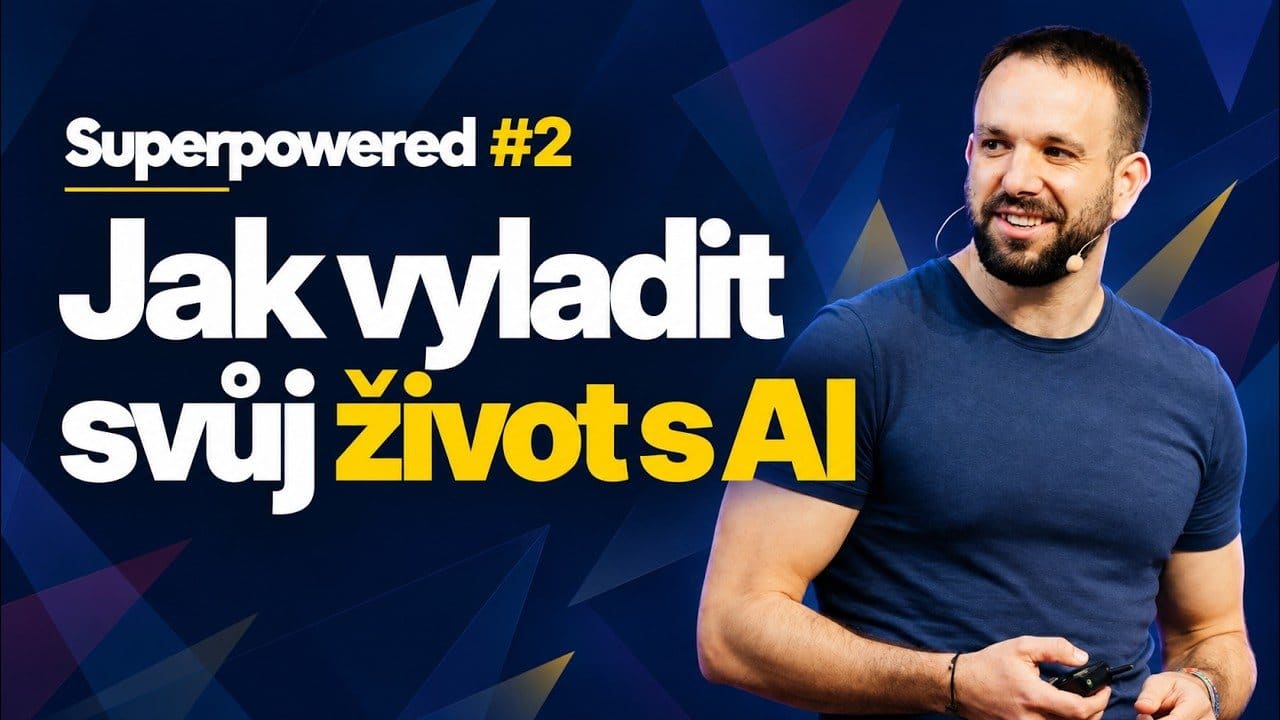 Filip Dřímalka v náhledu dílu Superpowered #2: Jak vyladit svůj život s AI